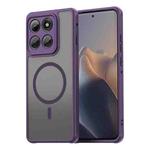 For Motorola Edge 60 Pro Fan Dun Series TPU Hybrid PC Frosted Magsafe Phone Case(Purple)