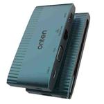 Onten 6 in 1 USB-C Multi-function Docking Station, HDTV+VGA+RJ45 Gigabit +USB-C Data +USB-C PD 3.0+USB 3.0(Green)