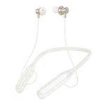 Borofone BE68 Cloud Neck-mounted BT Earphones(Milky White)