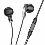 Borofone BM89 Surpass Universal 3.5mm Wired Earphones with Microphone, Length: 1.2m(Black)