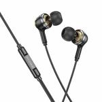 Borofone BM90 Miller Universal Digital Wired Earphones with Microphone, Length: 1.2m, Interface:Type-C(Black)