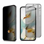 For Google Pixel 9a imak Privacy Tempered Glass Film, Support Fingerprint Unlocking