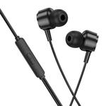 Borofone BM94 Sonar Type-C Interface Universal Digital Wired Earphones with Microphone, Length: 1.2m(Black)