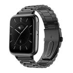 For OPPO Watch SE / Watch 3 xDfind Three Beads Quick Release Metal Watch Band(Black)