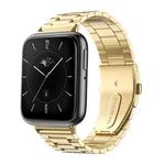 For OPPO Watch SE / Watch 3 xDfind Three Beads Quick Release Metal Watch Band(Gold)