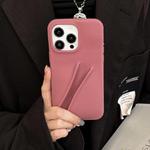 For iPhone 11 Lipstick Silicone 3D Phone Case(Pig Liver Red)