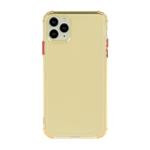 For iPhone 12 mini TPU Color Translucent Four-corner Airbag Shockproof Phone Protective case(Transparent Gold)