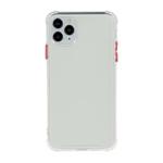 For iPhone 12 / 12 Pro TPU Color Translucent Four-corner Airbag Shockproof Phone Protective case(Transparent White)