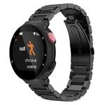 For Garmin Forerunner 220/735/735XT/230/235 xDfind Three Beads Quick Release Metal Watch Band(Black)
