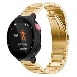 For Garmin Forerunner 220/735/735XT/230/235 xDfind Three Beads Quick Release Metal Watch Band(Gold)