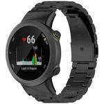 For Garmin Forerunner 45/45S/Swim2 xDfind Three Beads Quick Release Metal Watch Band(Black)