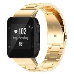 For Garmin Forerunner 35/30/35j xDfind Three Beads Quick Release Metal Watch Band(Gold)