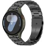 For Samsung Galaxy Watch 7 / FE / 6 / 5 / 4 xDfind Three Beads Quick Release Metal Watch Band(Black)