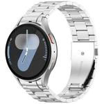 For Samsung Galaxy Watch 7 / FE / 6 / 5 / 4 xDfind Three Beads Quick Release Metal Watch Band(Silver)