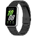 For Samsung Galaxy Fit3 xDfind Three Beads Quick Release Metal Watch Band(Black)