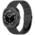 For Samsung Galaxy Watch Ultra 47mm xDfind Three Beads Quick Release Metal Watch Band(Black)
