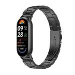 For Xiaomi Smart Band 10 / 9 / 8 NFC xDfind Three Beads Quick Release Metal Watch Band(Black)