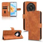 For Fossibot S3 Pro Skin Feel Magnetic Flip Leather Phone Case(Brown)