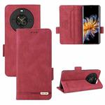 For Fossibot S3 Pro Magnetic Clasp Flip Leather Phone Case(Red)