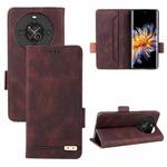 For Fossibot S3 Pro Magnetic Clasp Flip Leather Phone Case(Brown)