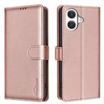 For iPhone 17 Litchi Texture RFID Anti-theft Leather Phone Case(Gold)