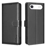 For iPhone 17 Air Litchi Texture RFID Anti-theft Leather Phone Case(Black)