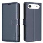For iPhone 17 Air Litchi Texture RFID Anti-theft Leather Phone Case(Blue)