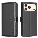 For iPhone 17 Pro Max Litchi Texture RFID Anti-theft Leather Phone Case(Black)