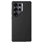 For Samsung Galaxy S25 Ultra 5G NILLKIN Fiber Shield Pro Magnetic Version Aramid Fiber TPU Phone Case(Silver)