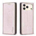 For iPhone 17 Pro Max Magnetic Leather Phone Case(Gold)