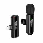 hoco L20 Fair 8 Pin Lavalier Wireless Microphone(Black)