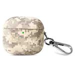 For AirPods Pro Camouflage Nature Leather Earphone Protective Case(Sand Camouflage)