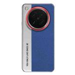 For OPPO Find X8s Camera Design Diamond Texture Leather PC Phone Case(Blue)