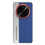 For OPPO Find X8 Ultra Camera Design Diamond Texture Leather PC Phone Case(Blue)