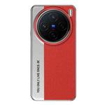 For vivo X200 Pro Camera Design Diamond Texture Leather PC Phone Case(Red)