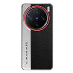 For vivo X200 Pro mini Camera Design Diamond Texture Leather PC Phone Case(Black)