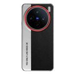 For vivo X200s Camera Design Diamond Texture Leather PC Phone Case(Black)