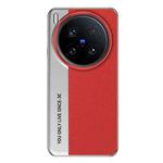 For vivo X200 Ultra Camera Design Diamond Texture Leather PC Phone Case(Red)