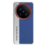 For vivo X200 Ultra Camera Design Diamond Texture Leather PC Phone Case(Blue)