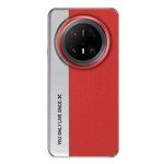 For Huawei Mate 70 Pro Camera Design Diamond Texture Leather PC Phone Case(Red)
