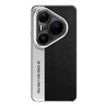 For Huawei Pura 80 Pro+ Camera Design Diamond Texture Leather PC Phone Case(Black)