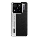 For Xiaomi 15S Pro Camera Design Diamond Texture Leather PC Phone Case(Black)