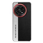 For OnePlus 13 Camera Design Diamond Texture Leather PC Phone Case(Black)