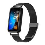 For Huawei Band 10 / 9 / 8 NFC xDfind Milanese Metal Buckle Watch Band(Black)