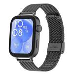 For Huawei Watch Fit3 / Fit4 / Fit4 Pro xDfind Milanese Metal Buckle Watch Band(Black)