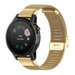 For Garmin Fenix 8/7/6/5 22mm xDfind Milanese Metal Buckle Watch Band(Gold)