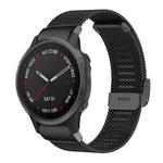 For Garmin Fenix 8/7S/6S/5S 20mm xDfind Milanese Metal Buckle Watch Band(Black)