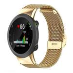 For Garmin Forerunner 45/45S/Swim2 18mm xDfind Milanese Metal Buckle Watch Band(Gold)