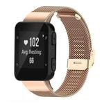 For Garmin Forerunner 35/30/35j 20mm xDfind Milanese Metal Buckle Watch Band(Rose Gold)
