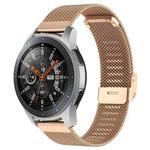 For Samsung Galaxy Watch 7 / FE / 6 / 5 / 4 xDfind Milanese Metal Buckle Watch Band(Rose Gold)